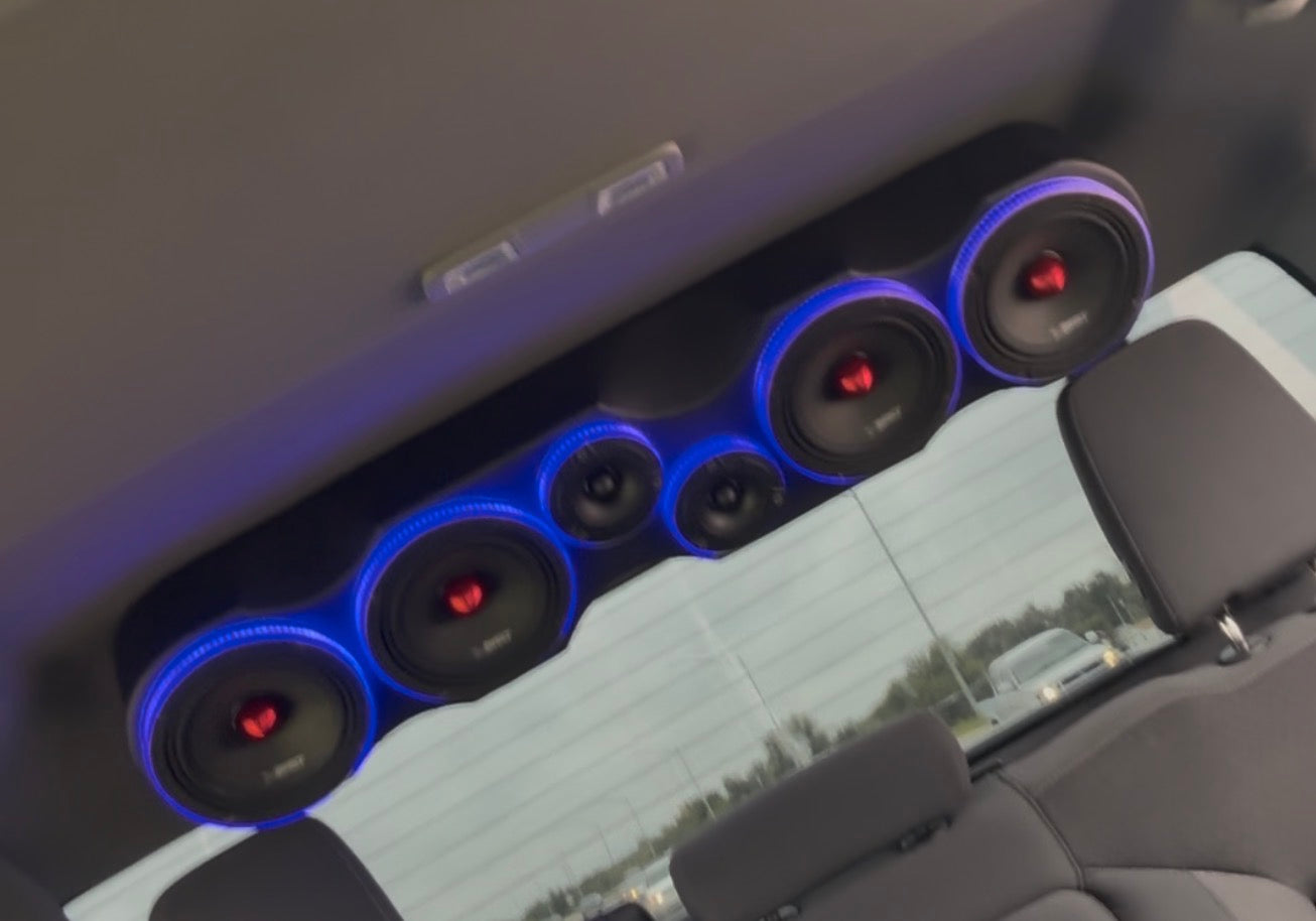 4 6.5 and 2 tweeter led smart speaker rings