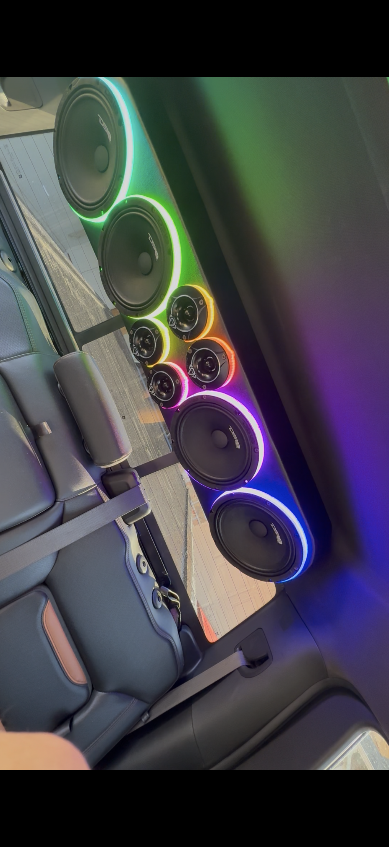 4 6.5 and 2 tweeter led smart speaker rings