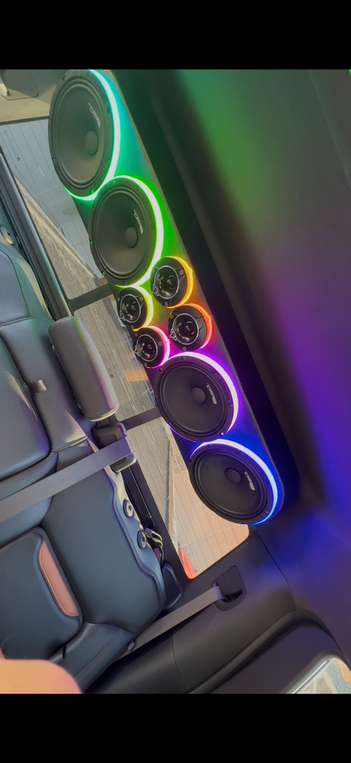 4 6.5 and 2 tweeter led smart speaker rings