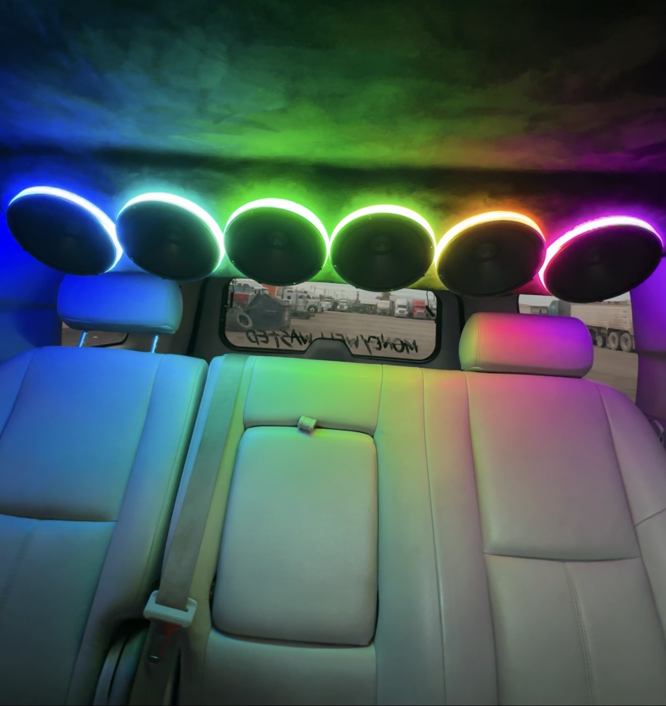 6 6.5 led smart speaker rings